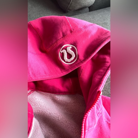 Lulú scuba full- Zip hoodie pink size 6 - Picture 4 of 4